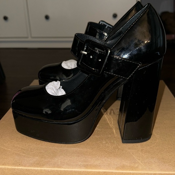 Platform heels Bright black patent Steve Madden - Picture 2 of 7